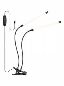 Фитолампа для рассады с таймером на прищепке Огонек OG-LDP20W